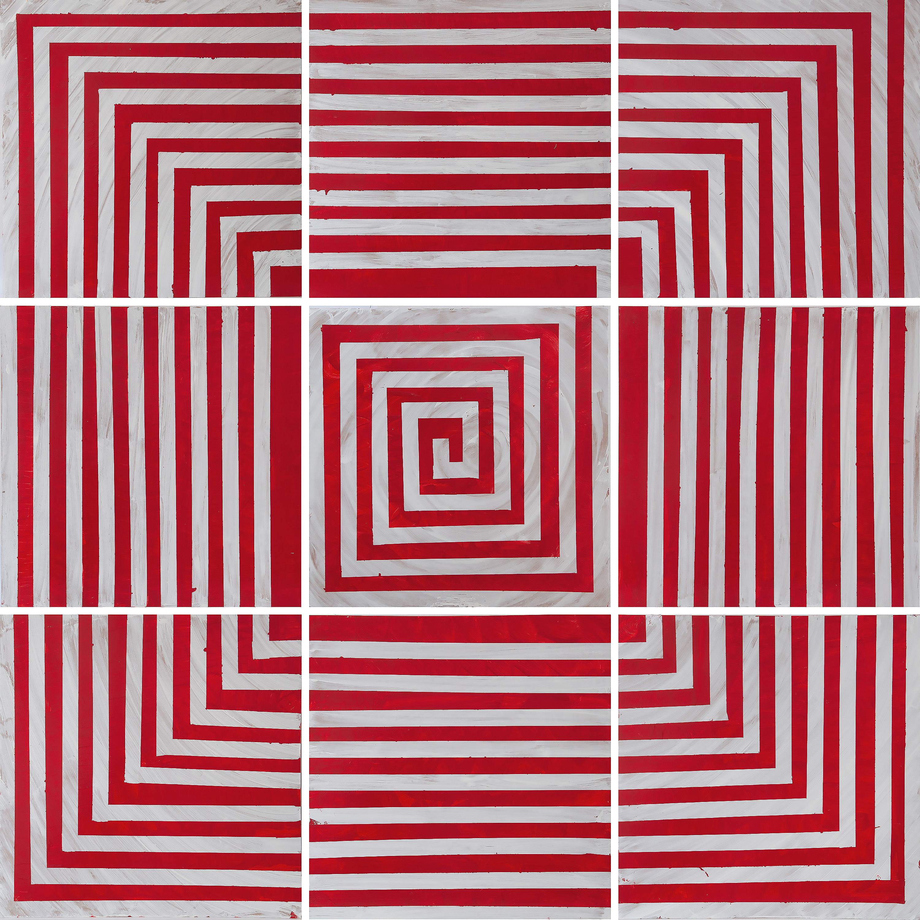 Red-quadrospiral from series EmoGeo