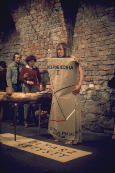 Material evidence from the action Romantic Mass, 1978-2005, photographic records by Jacek Szmuc, 1978